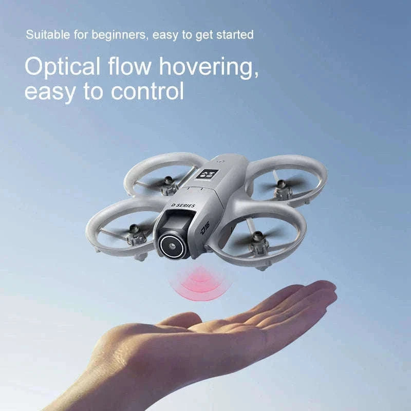Mini 8K Dual‑Camera Drone with GPS and Obstacle Avoidance-Grey-8K HD-VR
