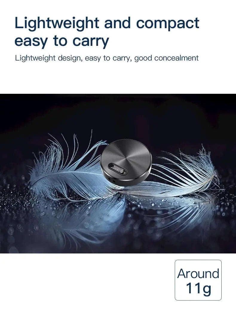 Mini Activated Voice Recorder with USB Storage-black / 32 GB