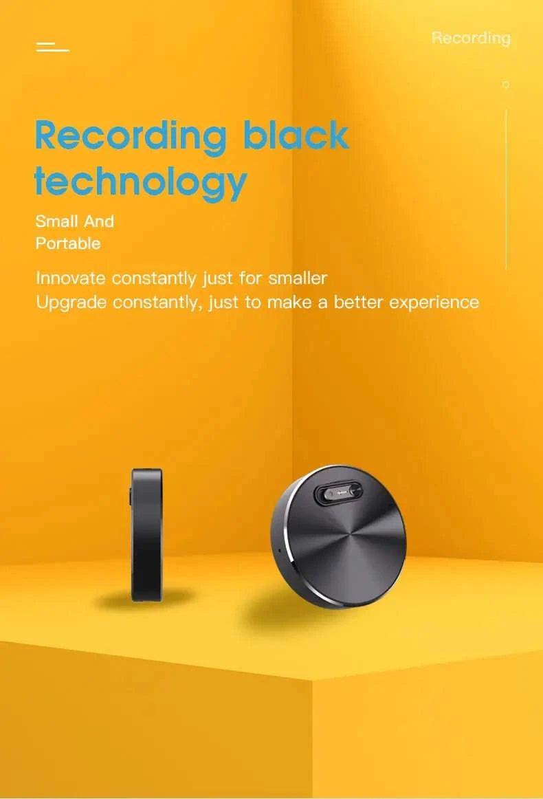 Mini Activated Voice Recorder with USB Storage-black / 32 GB