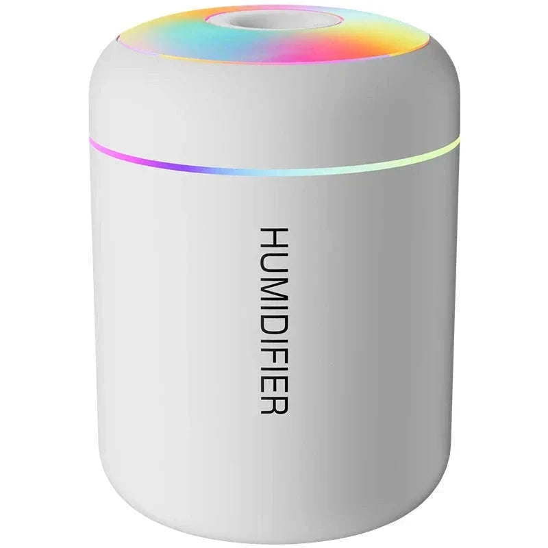Mini Air Humidifier USB Aroma Diffuser for Dry Spaces-WHITE