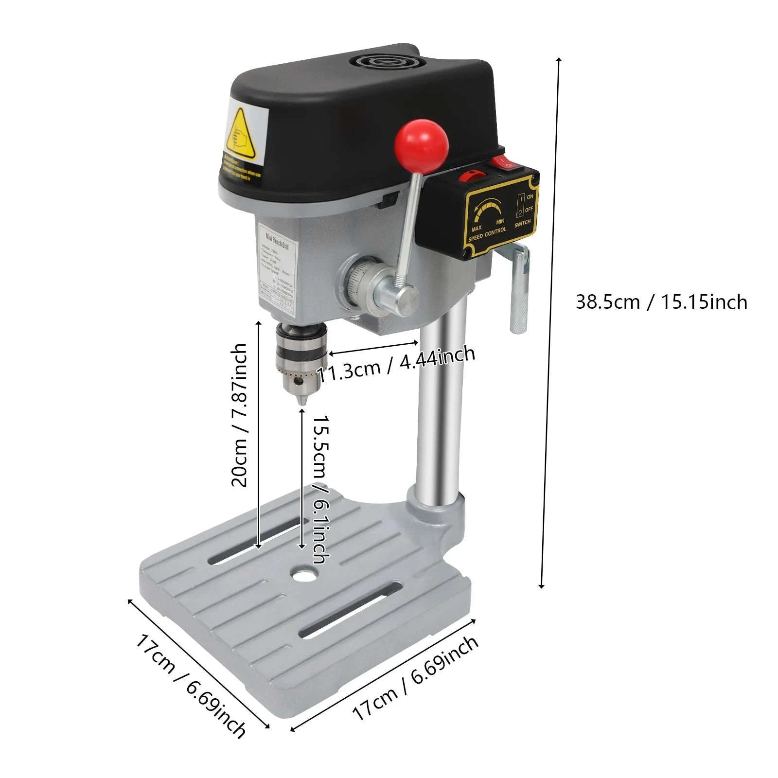 Mini Benchtop Drill Press-black / GERMANY
