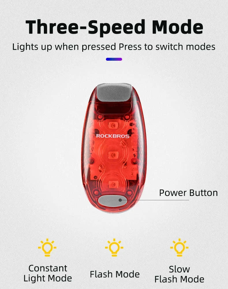 Mini Bike Tail Light IPX5 Waterproof Rear Safety Light-ZPWD-1