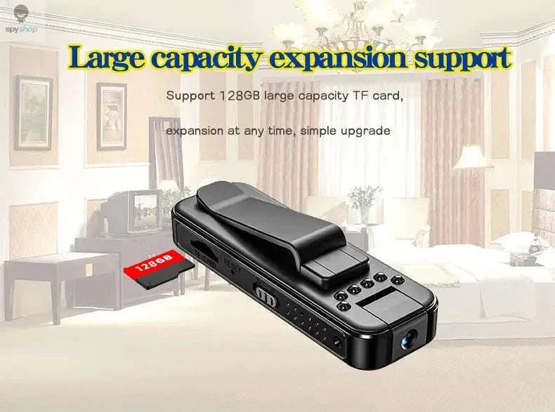 Mini Body Camera – Portable 1080P Recorder for Clear, Reliable Footage-black / Without TF Card