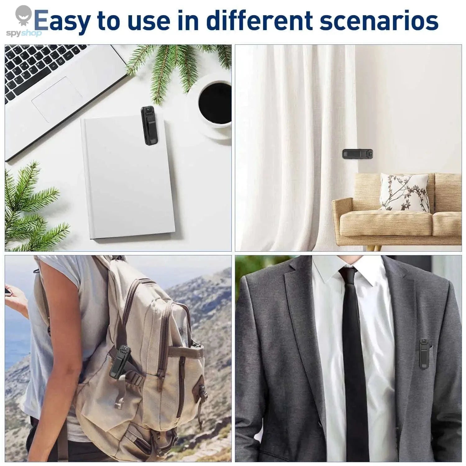 Mini Body Camera – Portable 1080P Recorder for Clear, Reliable Footage-black / Without TF Card