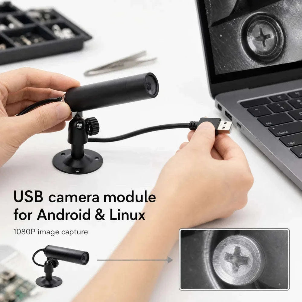 Mini Bullet Camera 1080P 30fps USB Type-C Drive-Free-usb 2.0 / 3.6mm