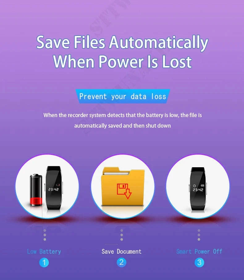 Mini Camera Watch 1080P HD Bracelet Recorder-Recorder / 16GB / CHINA