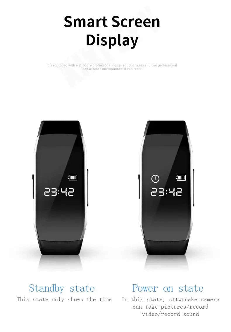 Mini Camera Watch – 1080P HD Recording with Discreet Wearable Design-With otg adapter / 64GB / CHINA