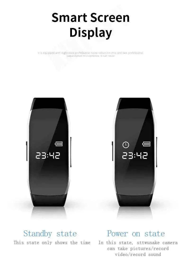 Mini Camera Watch 1080P HD Wearable Recorder