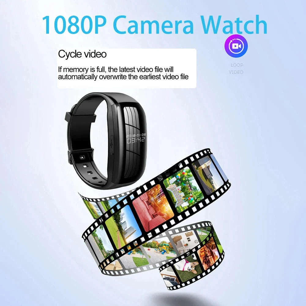 Mini Camera Watch Recorder Bracelet-Recorder / 128GB