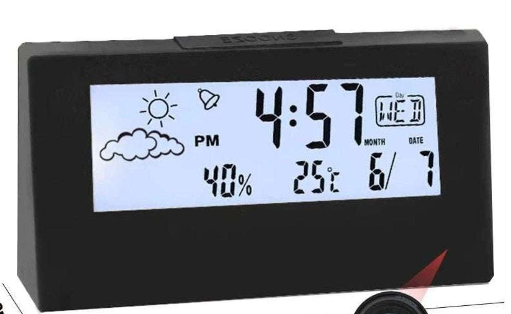 Mini Clock Camera with WiFi Remote View & Motion Detection-Clock camera / Add 128GB SD card / China Mainland