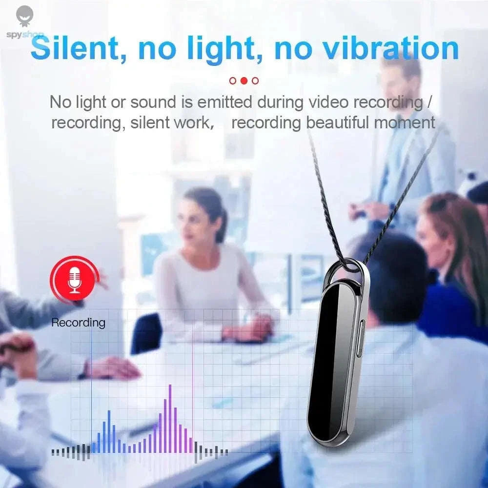Mini Digital Recorder – 1080P Video, Clear Audio, Discreet Wearable Design-128GB
