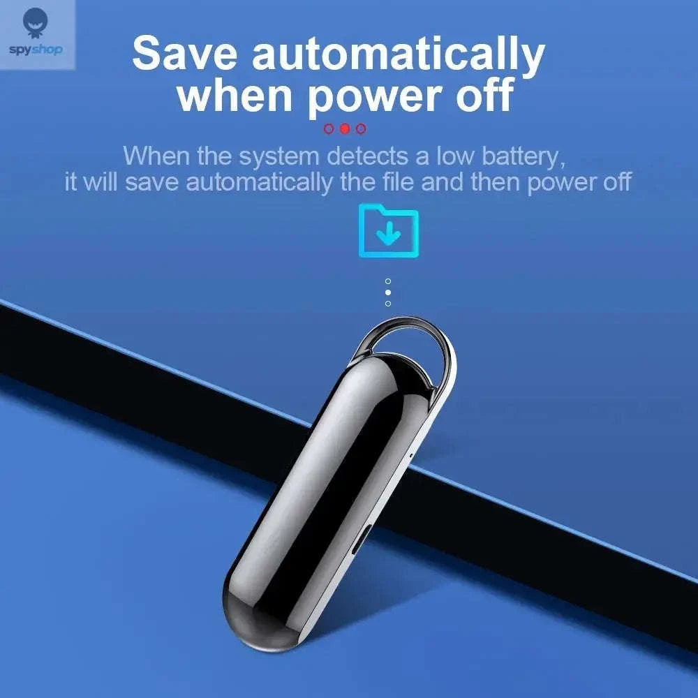 Mini Digital Recorder – 1080P Video, Clear Audio, Discreet Wearable Design-128GB