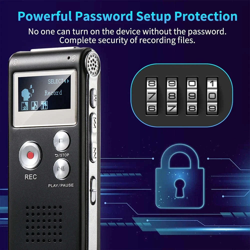 Mini Digital Voice Recorder-black / 8 GB