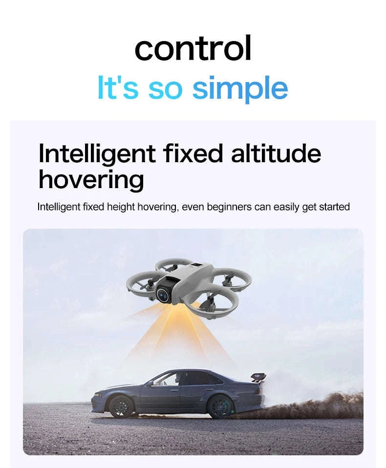 Mini Dual Camera Drone with Obstacle Avoidance and FPV-6K / China Mainland