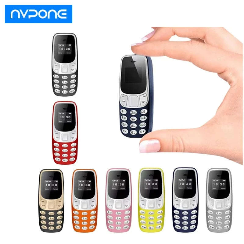 Mini Dual SIM Bluetooth Phone with MP3 Player and Voice Changer-Black White