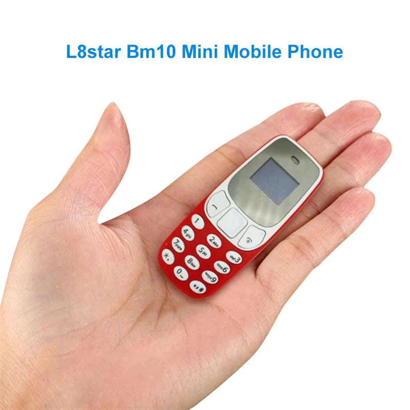 Mini Dual SIM Bluetooth Phone with MP3 Player and Voice Changer-Black White
