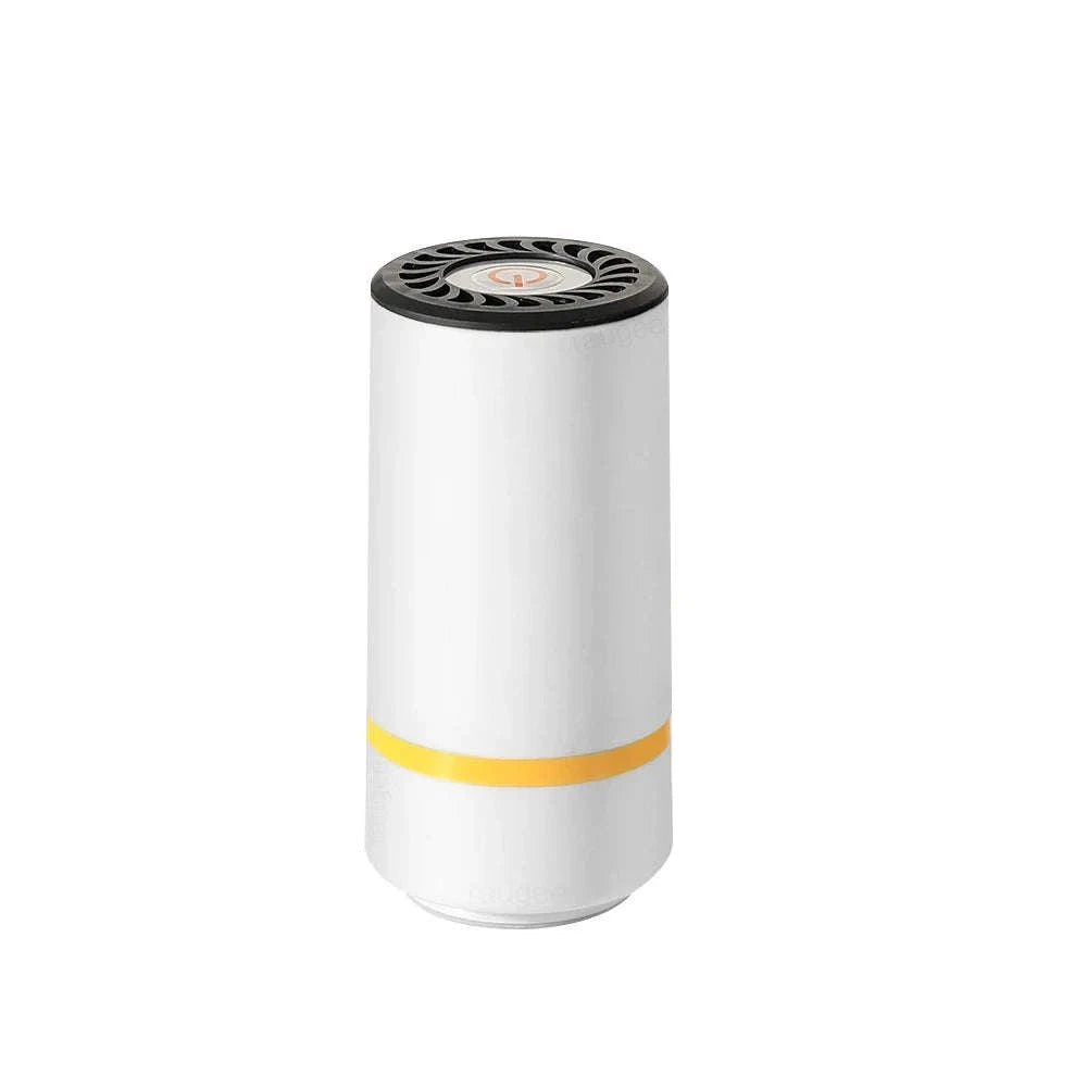 Mini Electric Vacuum Pump for Food Storage Bags – Rechargeable-White