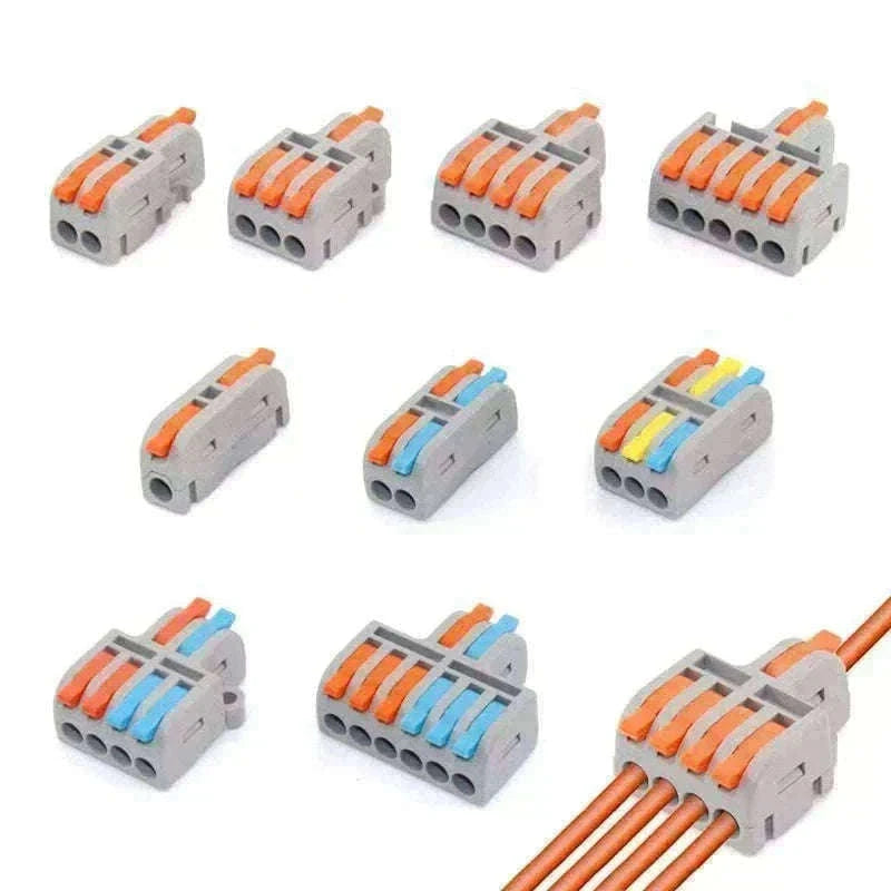 Mini Fast Wiring Cable Connectors for Clean, Secure Joins-M-F15 / 10 PCS