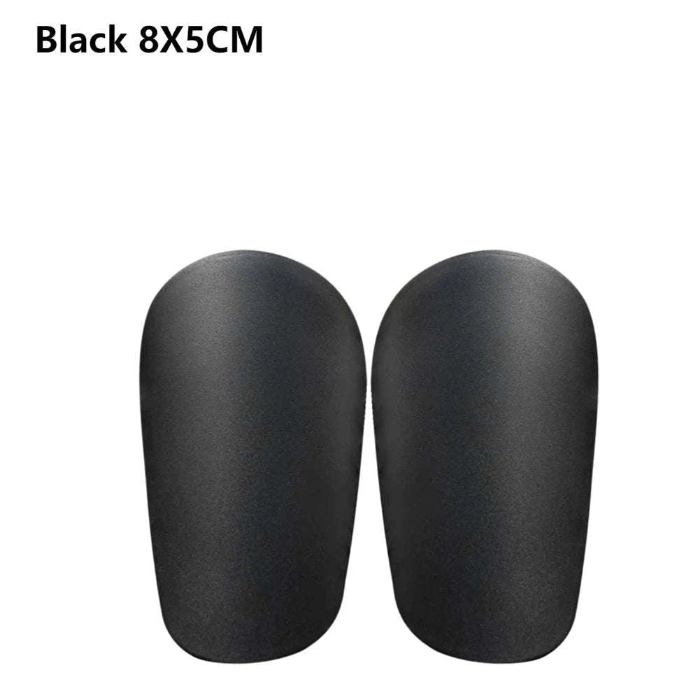 Mini Football Shin Pads-Black 10X6cm