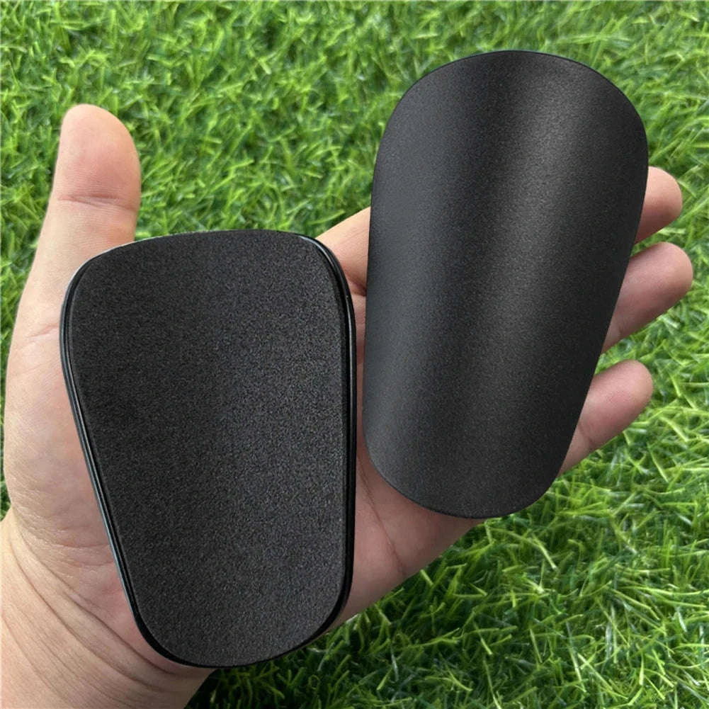 Mini Football Shin Pads-Black 10X6cm