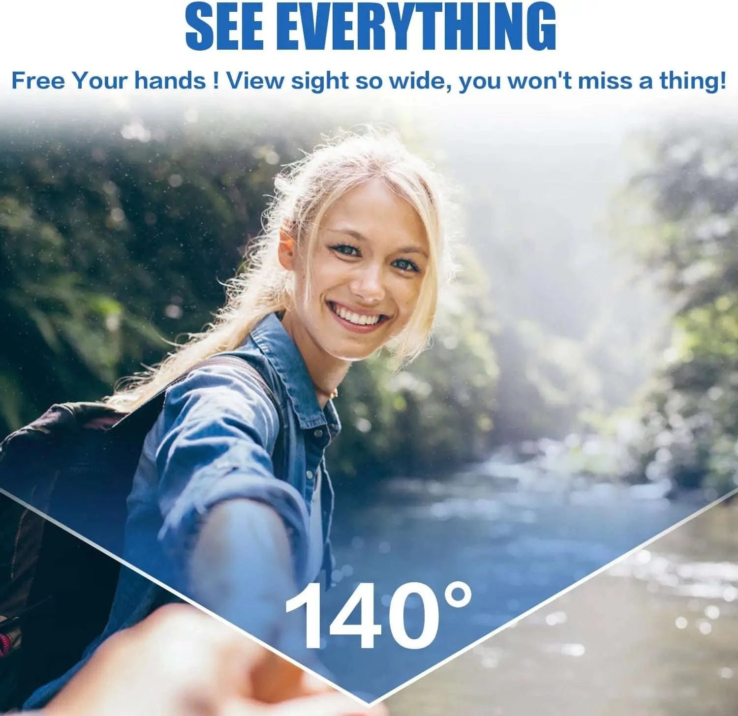 Mini FPV WiFi Smart Glasses Action Camera-VG35 with 128GB