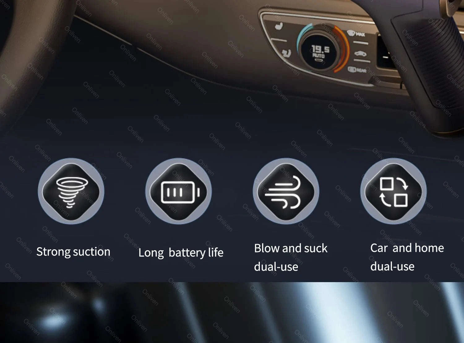 Mini Handheld Car Vacuum Cleaner – 98000PA Suction-Pro 2hapa