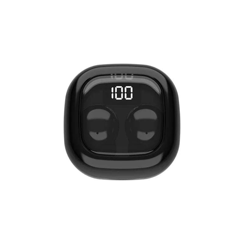 Mini Invisible TWS Bluetooth 5.3 Earbuds-Black