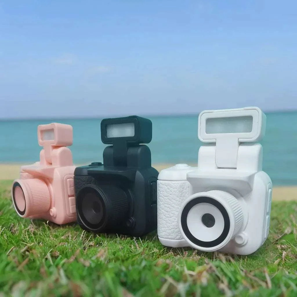 Mini Keychain Camera with Screen 1080P HD Pocket Video Recorder-Y3000 Pink / Cam Add 64G Card