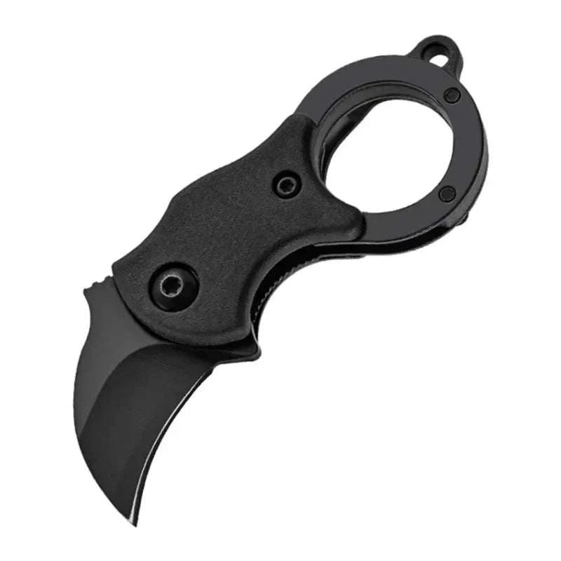 Mini Keychain Pocket Knife – Portable Stainless Steel EDC Tool-1pcs-black