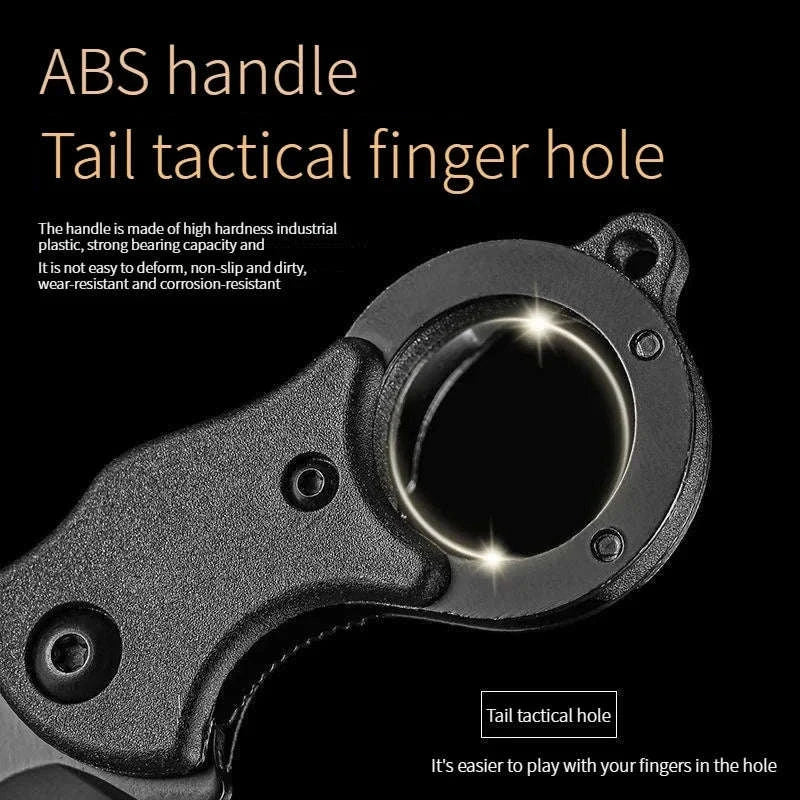 Mini Keychain Pocket Knife – Portable Stainless Steel EDC Tool-1pcs-black