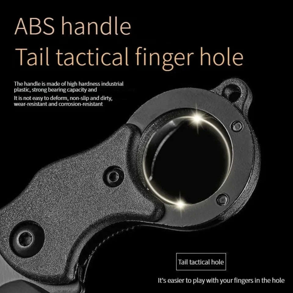 Mini Keychain Pocket Knife – Portable Stainless Steel EDC Tool-1pcs-black