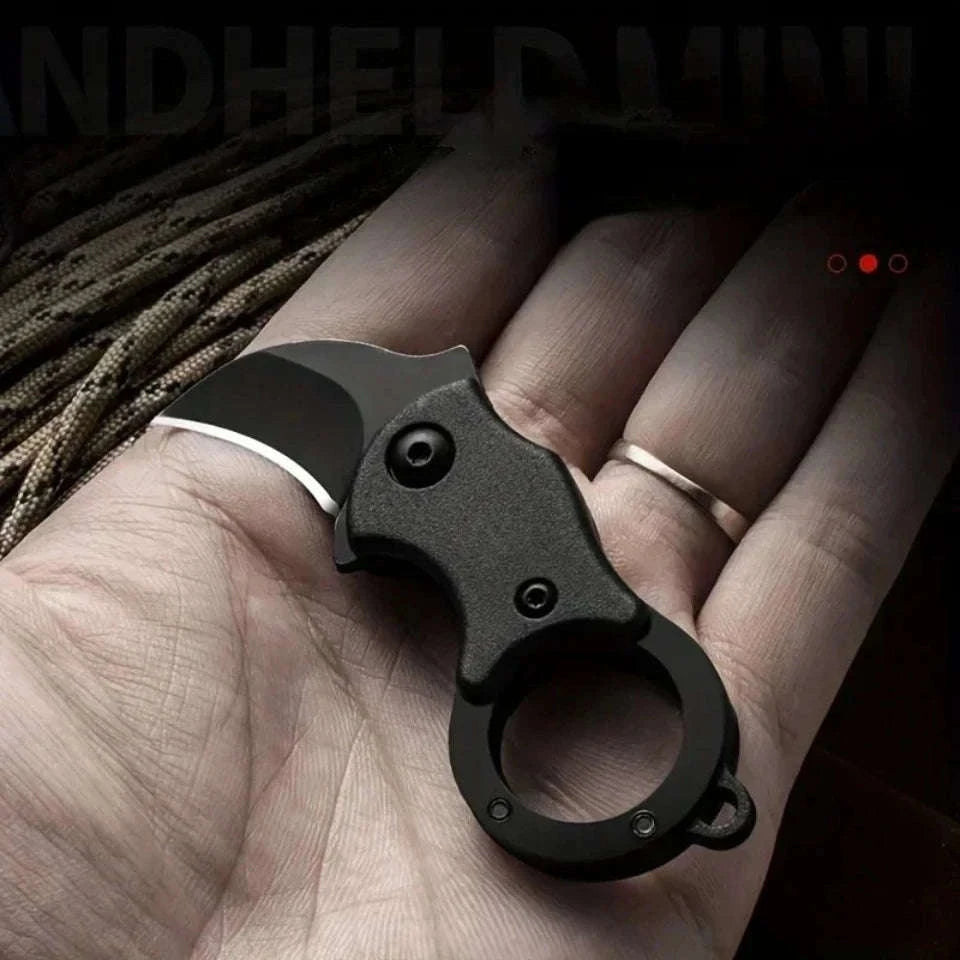 Mini Keychain Pocket Knife – Portable Stainless Steel EDC Tool-1pcs-black