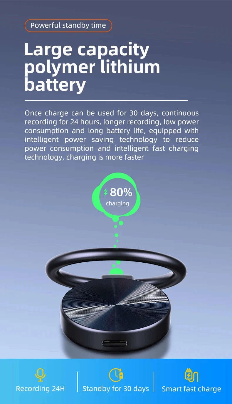 Mini Keychain Voice Activated Recorder-Voice recorder / 8 GB