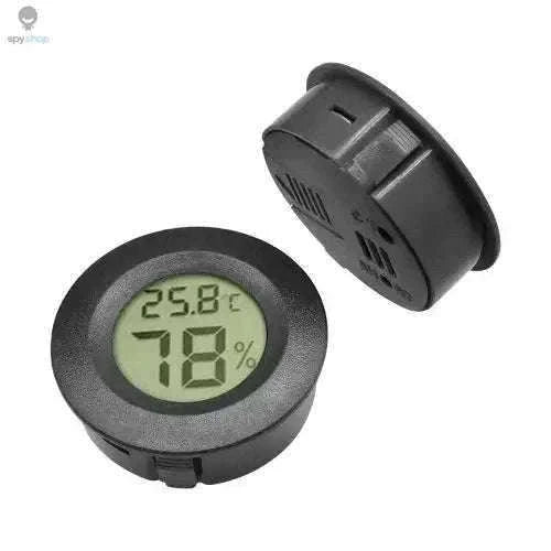 Mini LCD Digital Thermometer & Hygrometer for Accurate Monitoring-Black 1pc