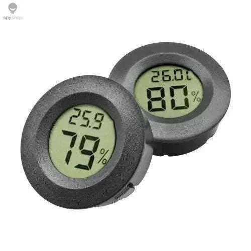 Mini LCD Digital Thermometer & Hygrometer for Accurate Monitoring-Black 1pc