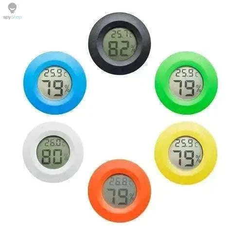 Mini LCD Digital Thermometer & Hygrometer for Accurate Monitoring-Black 1pc