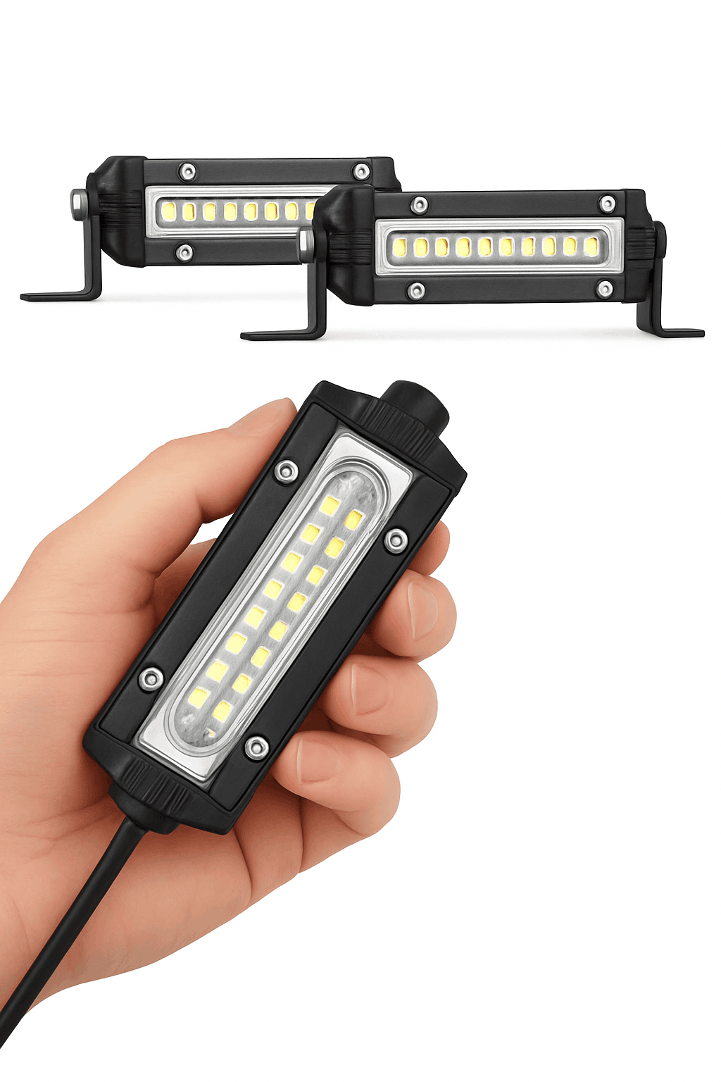 Mini LED Work Bar 9 LED Slim 4.5 Inch 27W Offroad Driving Light-27w 10pcs