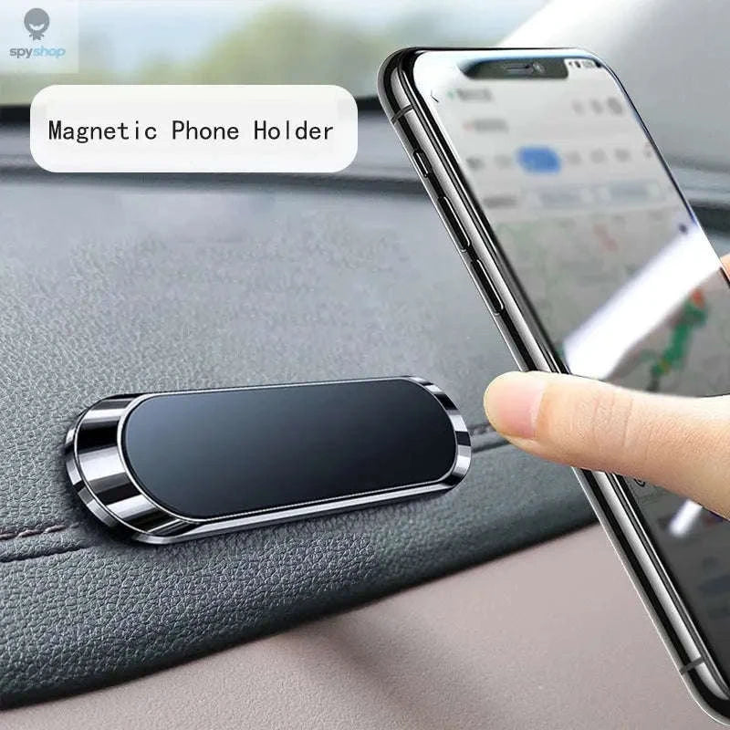Mini Magnetic Car Phone Holder for a Cleaner, Safer Dash-Black