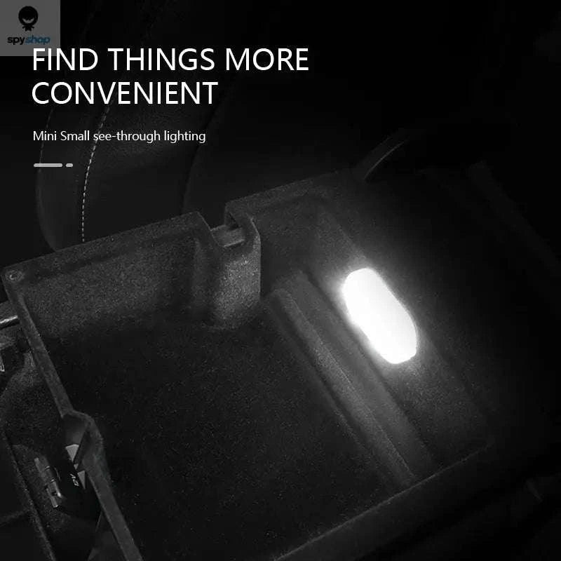 Mini Magnetic Car Touch Light – Compact LED Interior Lighting-White 1pc