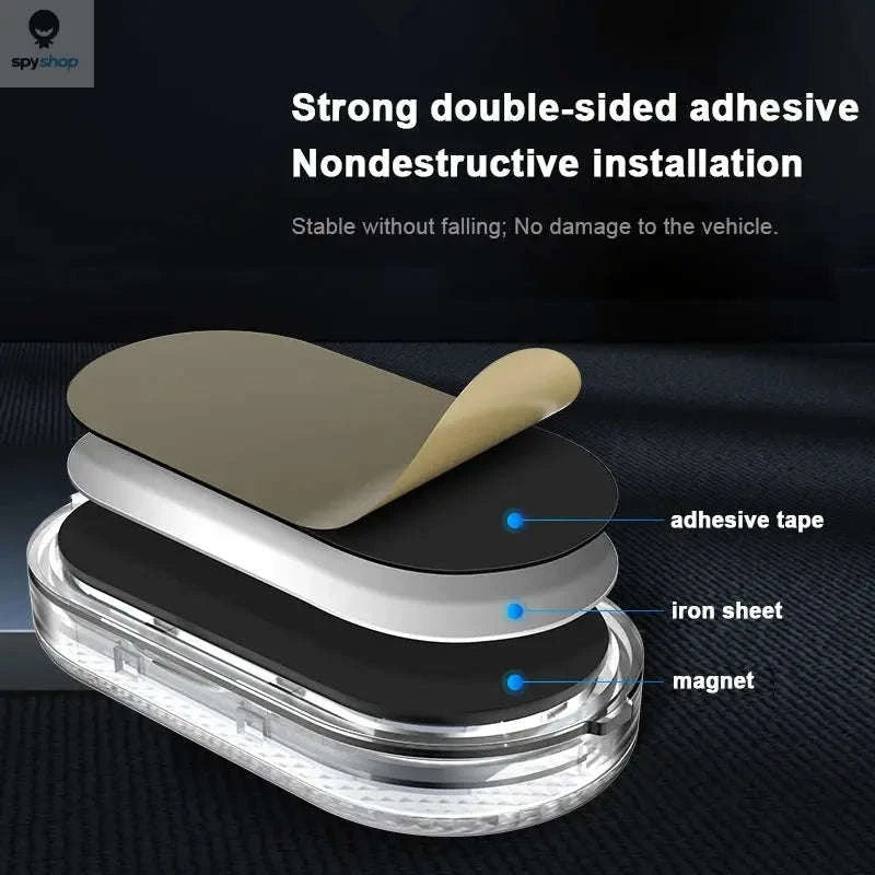 Mini Magnetic Car Touch Light – Compact LED Interior Lighting-White 1pc