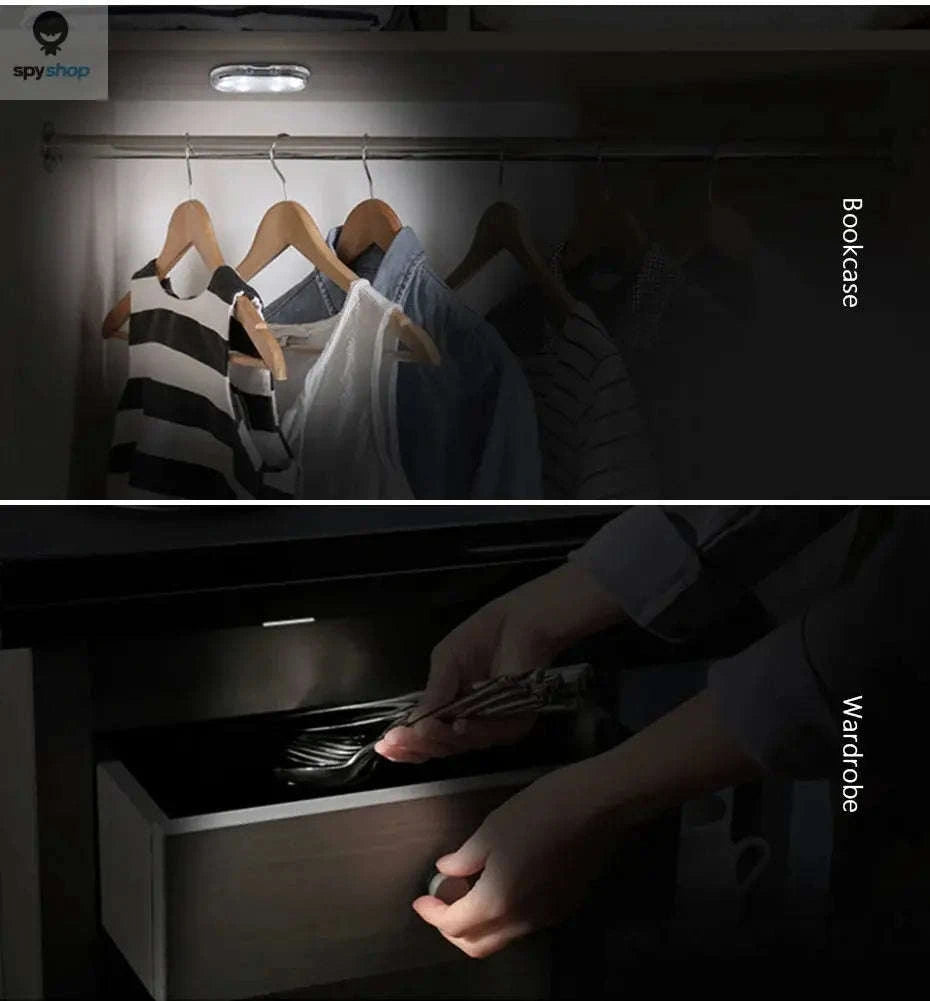 Mini Magnetic Car Touch Light – Compact LED Interior Lighting-White 1pc