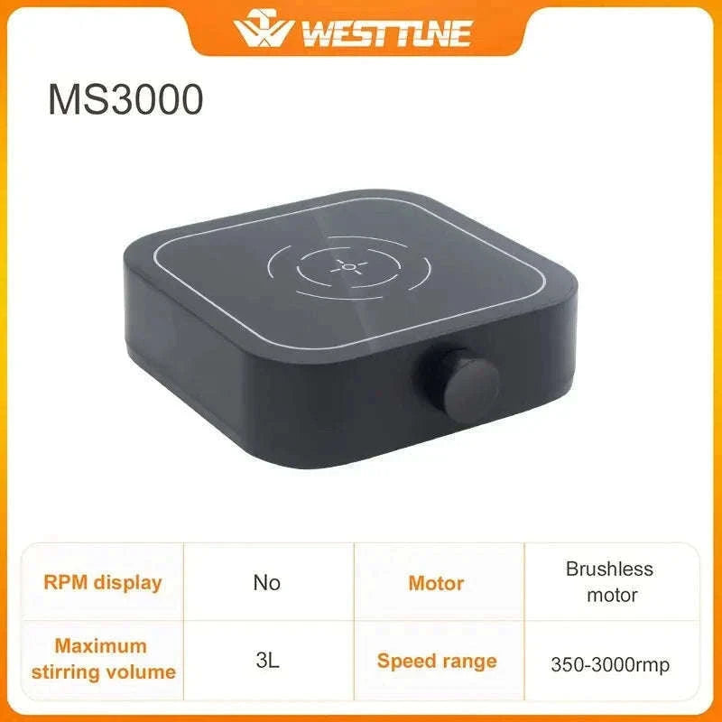 Mini Magnetic Stirrer 2000rpm/3000rpm with Stir Bar-MS2000D Green / EU Plug