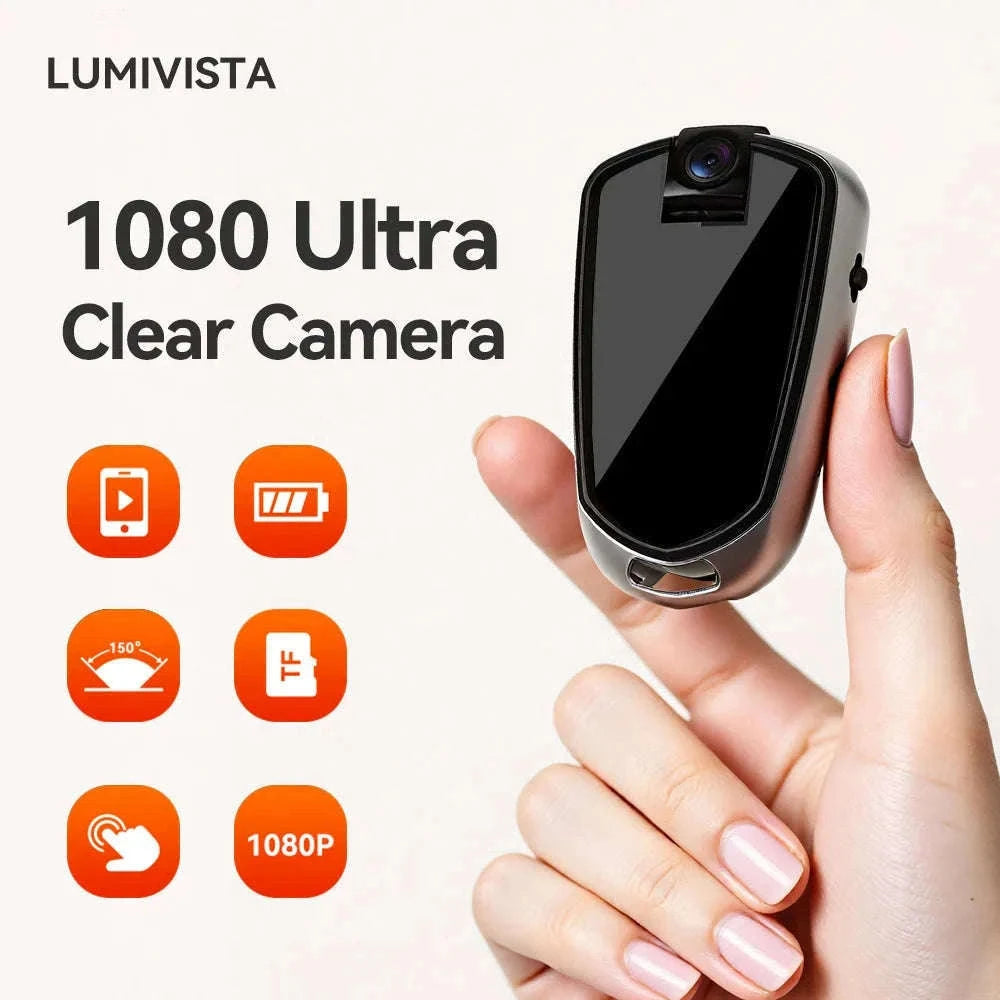 Mini Micro Security Camera 1080P HD for Discreet Monitoring-black / with 256GB
