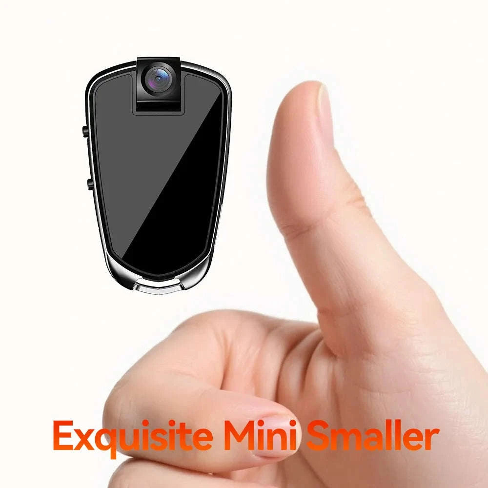Mini Micro Security Camera 1080P HD – Ultra‑Compact Home & Car Monitor-black / with 256GB