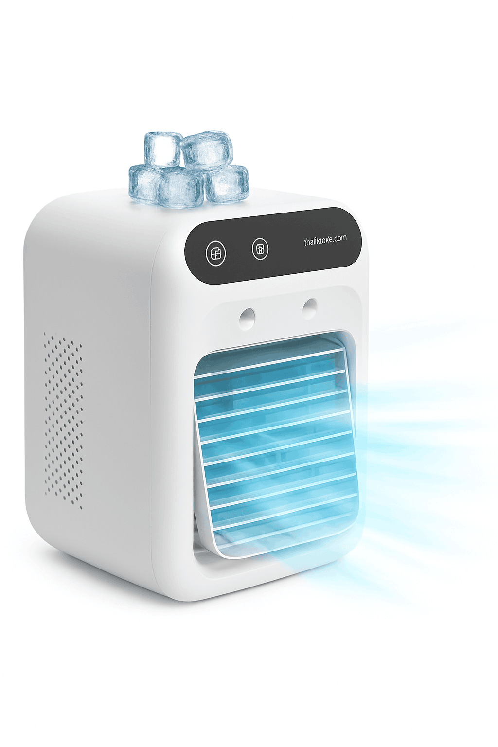 Mini Misting Air Cooler Fan with 500mL Tank, USB/Battery-United States / WHITE