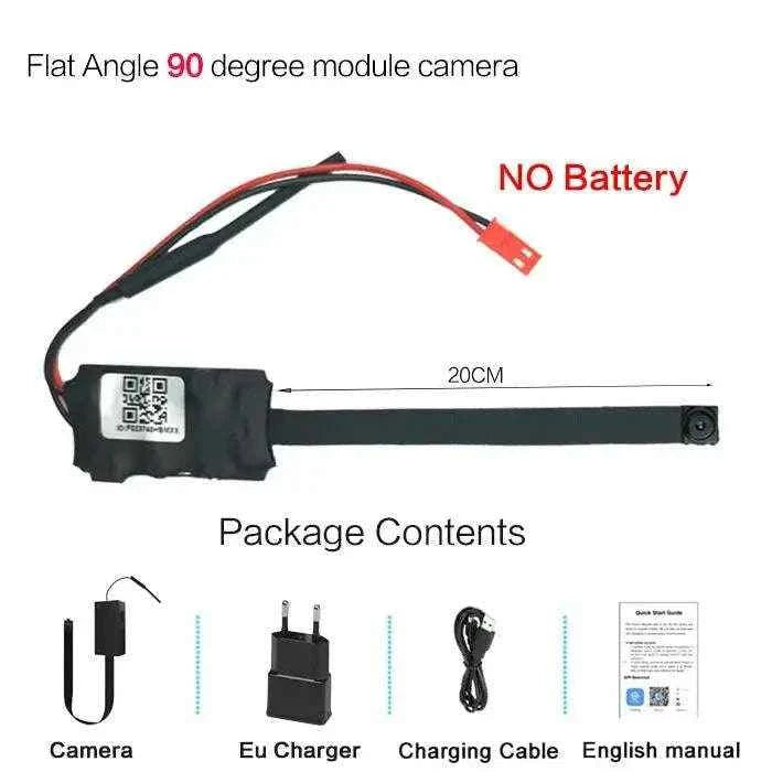 Mini Nanny Camera Module with WiFi HD Recording