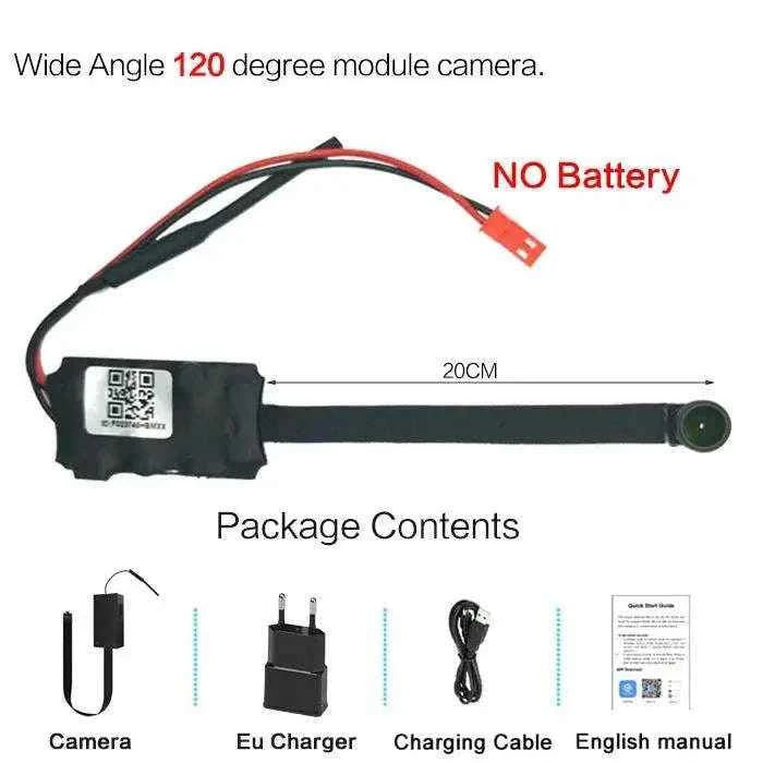 Mini Nanny Camera Module with WiFi HD Recording