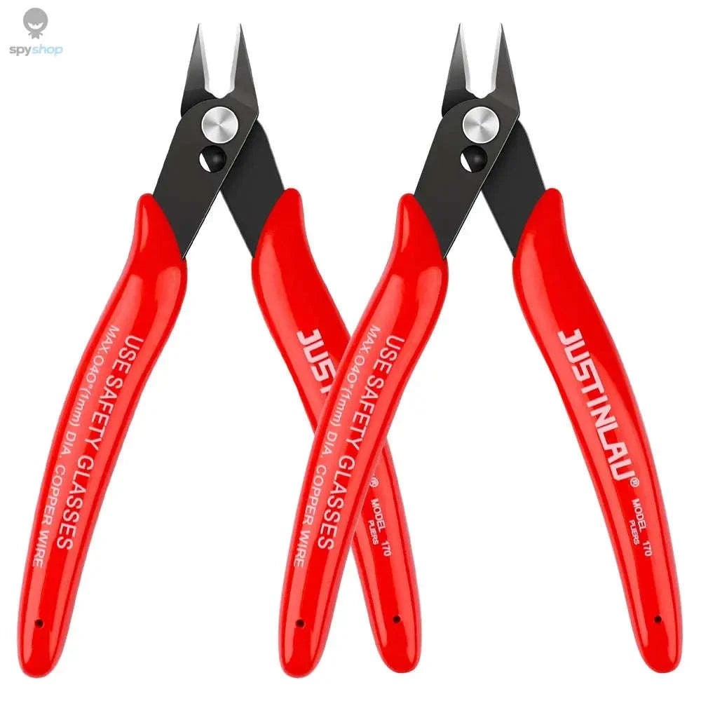 Mini Nose Cutting Pliers Set – Precision Wire and Cable Trimming Tools-Coffee