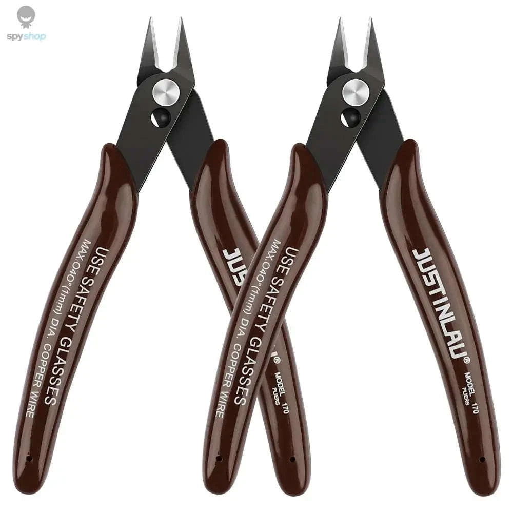 Mini Nose Cutting Pliers Set – Precision Wire and Cable Trimming Tools-Coffee