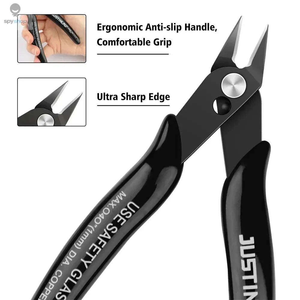 Mini Nose Cutting Pliers Set – Precision Wire and Cable Trimming Tools-Coffee